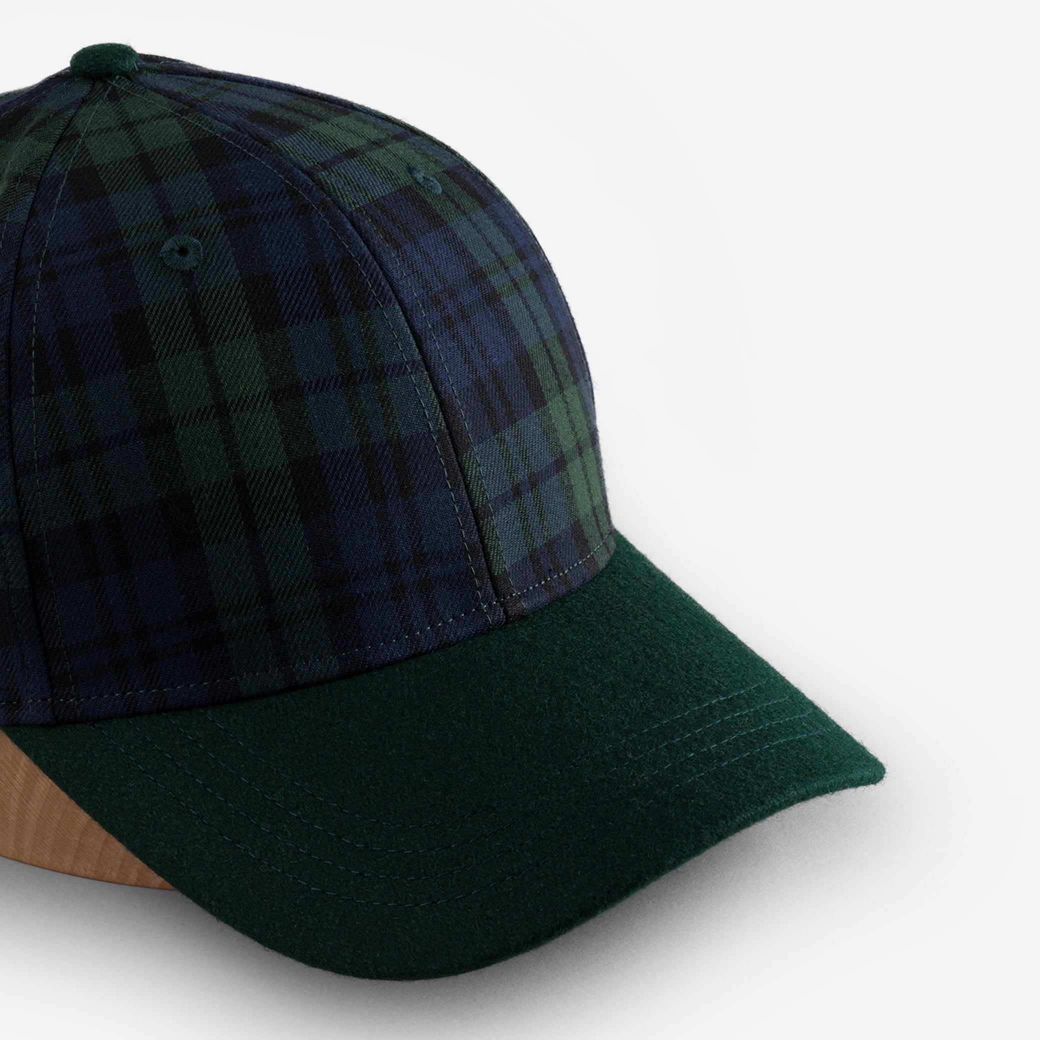 Big Structured Baseball Patterned Wool Cap / Hats For Big Heads ...