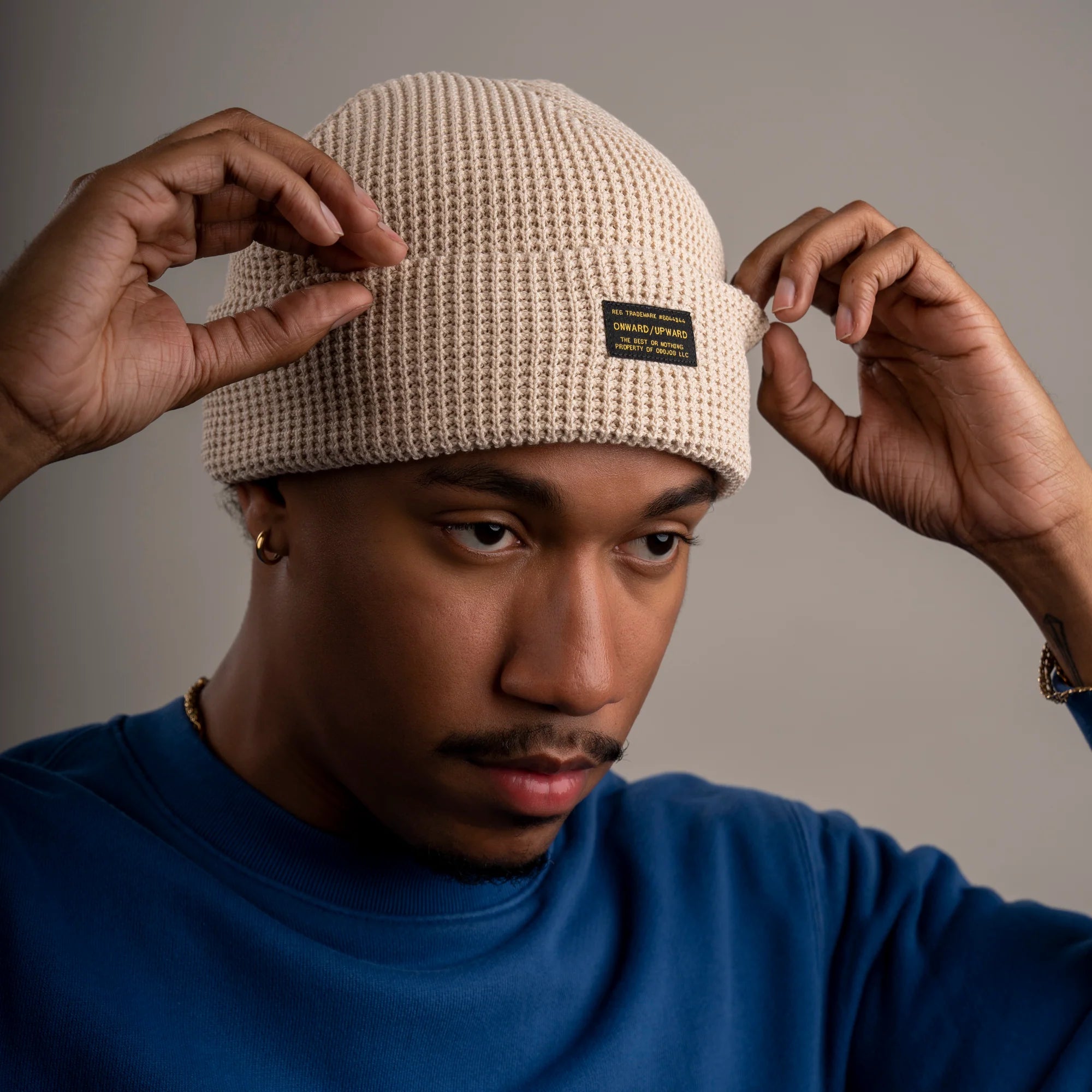 Knit Beanie Hat For Big Heads Big Waffleknit Beanie Hats For Big