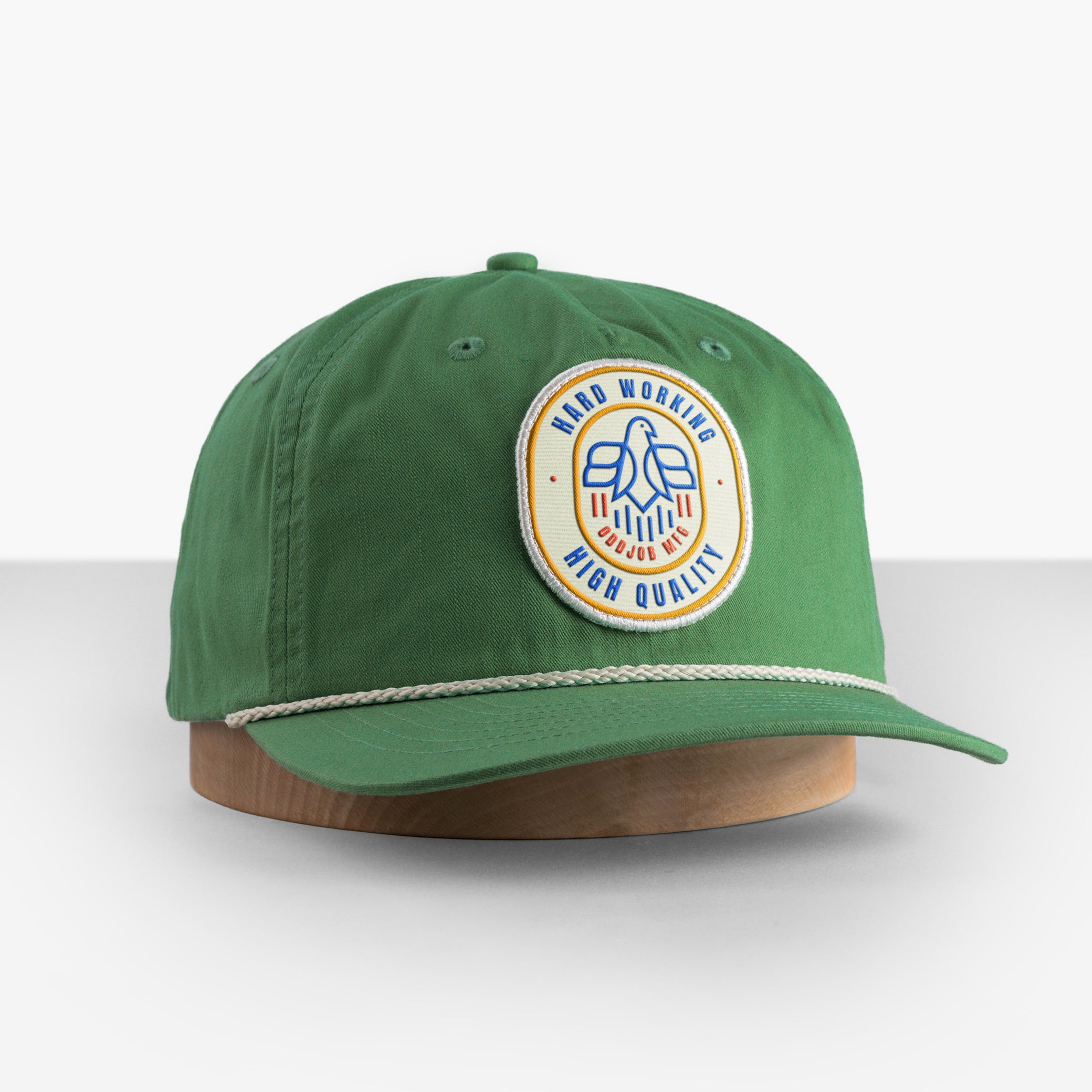Big Flat Bill Unstructured Rope Hat / Hats For Big Heads / Oddjob Hats ...