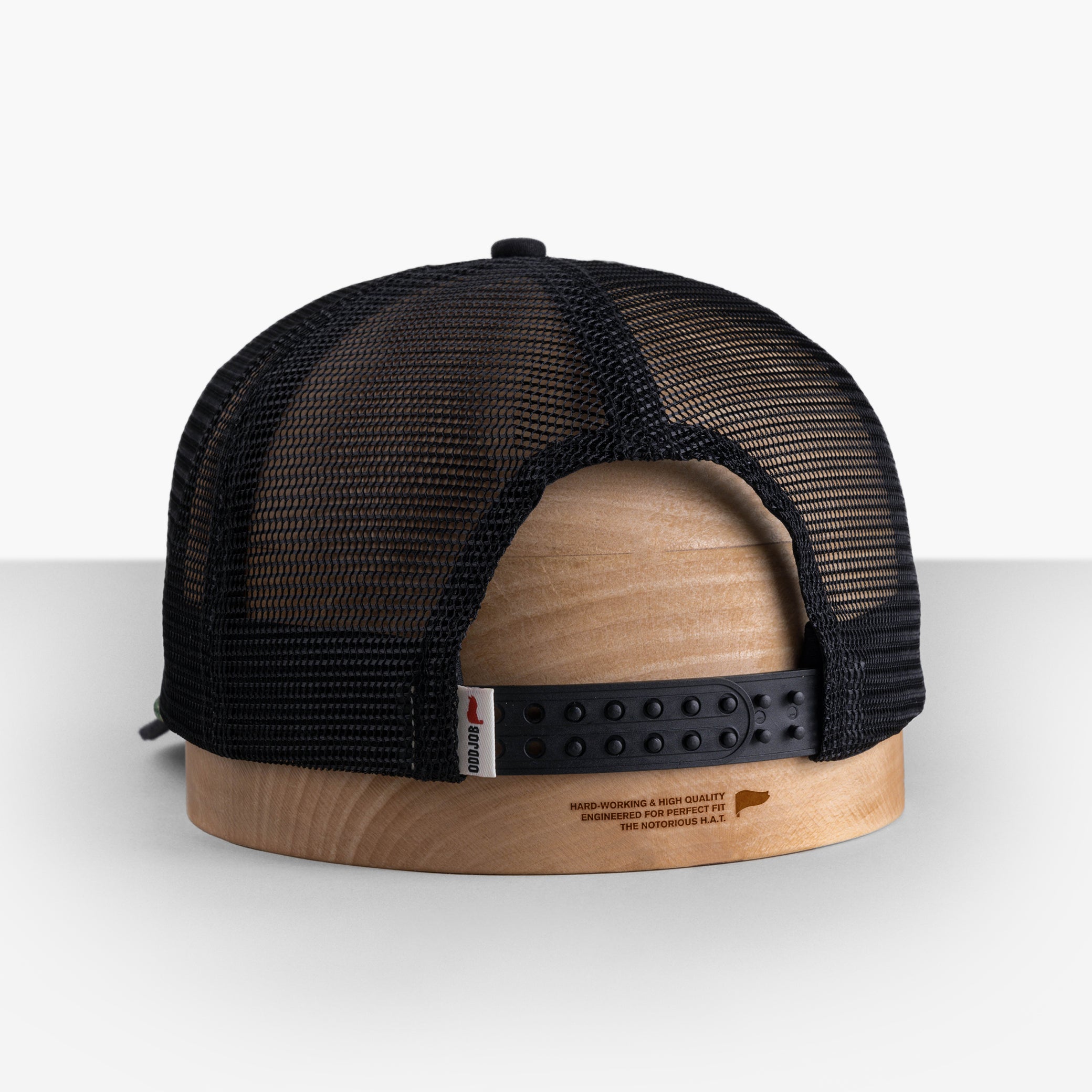 Big Flat Bill Unstructured Rope Mesh Hat / Hats For Big Heads / Oddjob ...