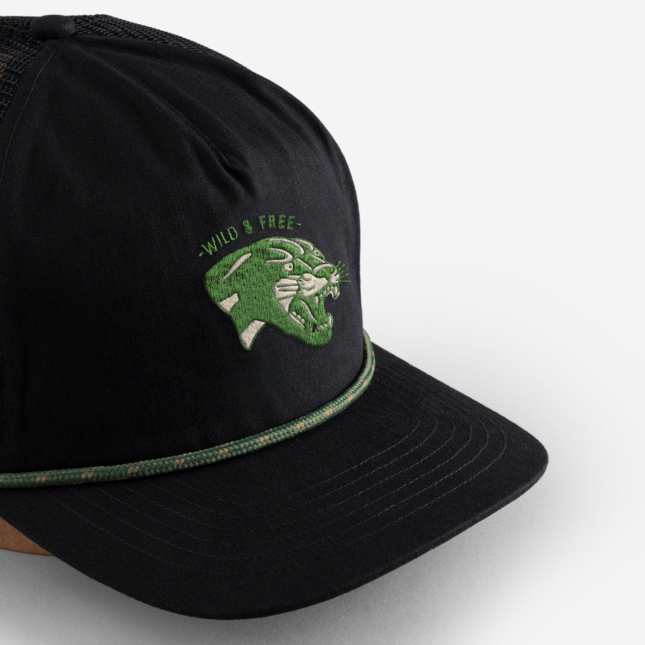 Big Flat Bill Unstructured Rope Mesh Hat / Hats For Big Heads / Oddjob ...