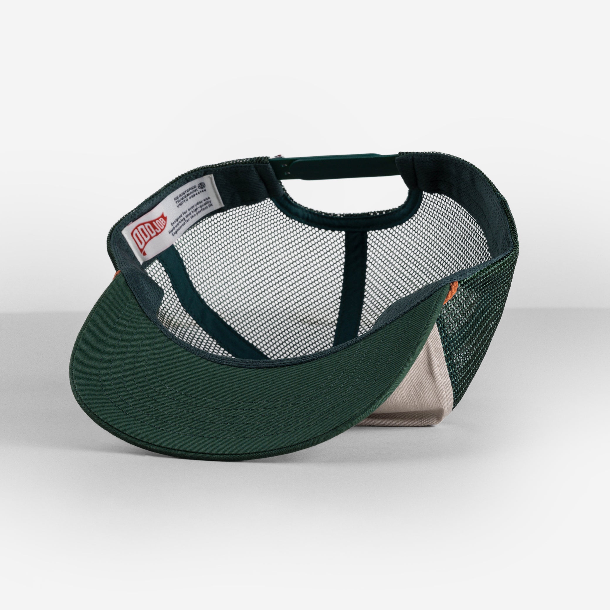 Big Flat Bill Unstructured Rope Mesh Hat / Hats For Big Heads / Oddjob ...