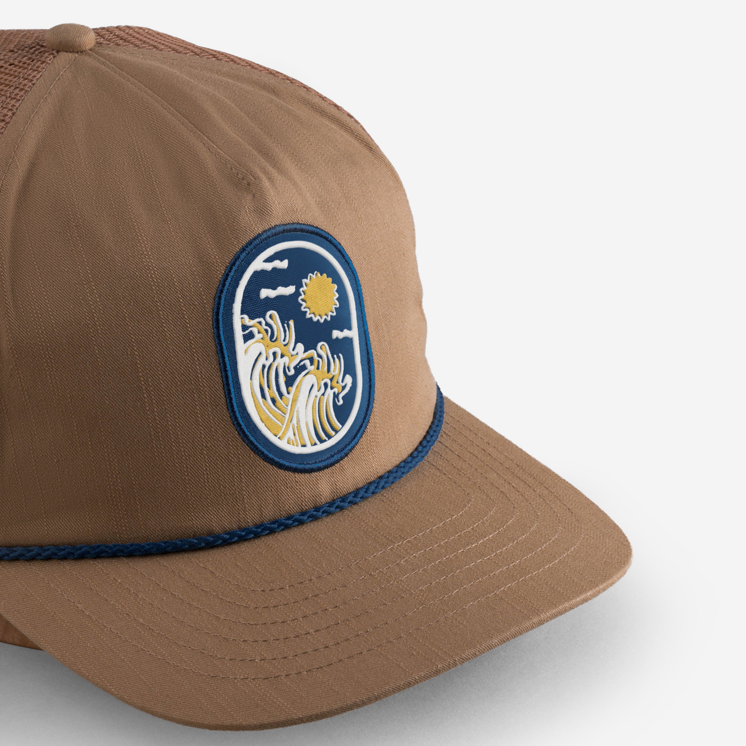 Big Flat Bill Unstructured Rope Mesh Hat / Hats For Big Heads / Oddjob ...