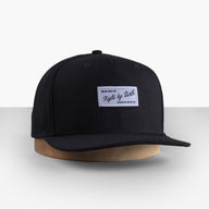 Big Flat Bill Structured Wool Hat - XL (7 ½ - 8 ¼) / Black / As Shown