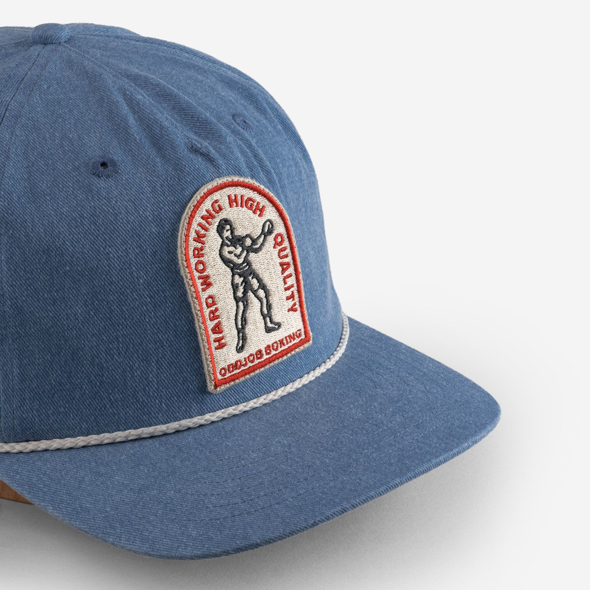 Big Flat Bill Unstructured Rope Hat / Hats For Big Heads / Oddjob Hats ...