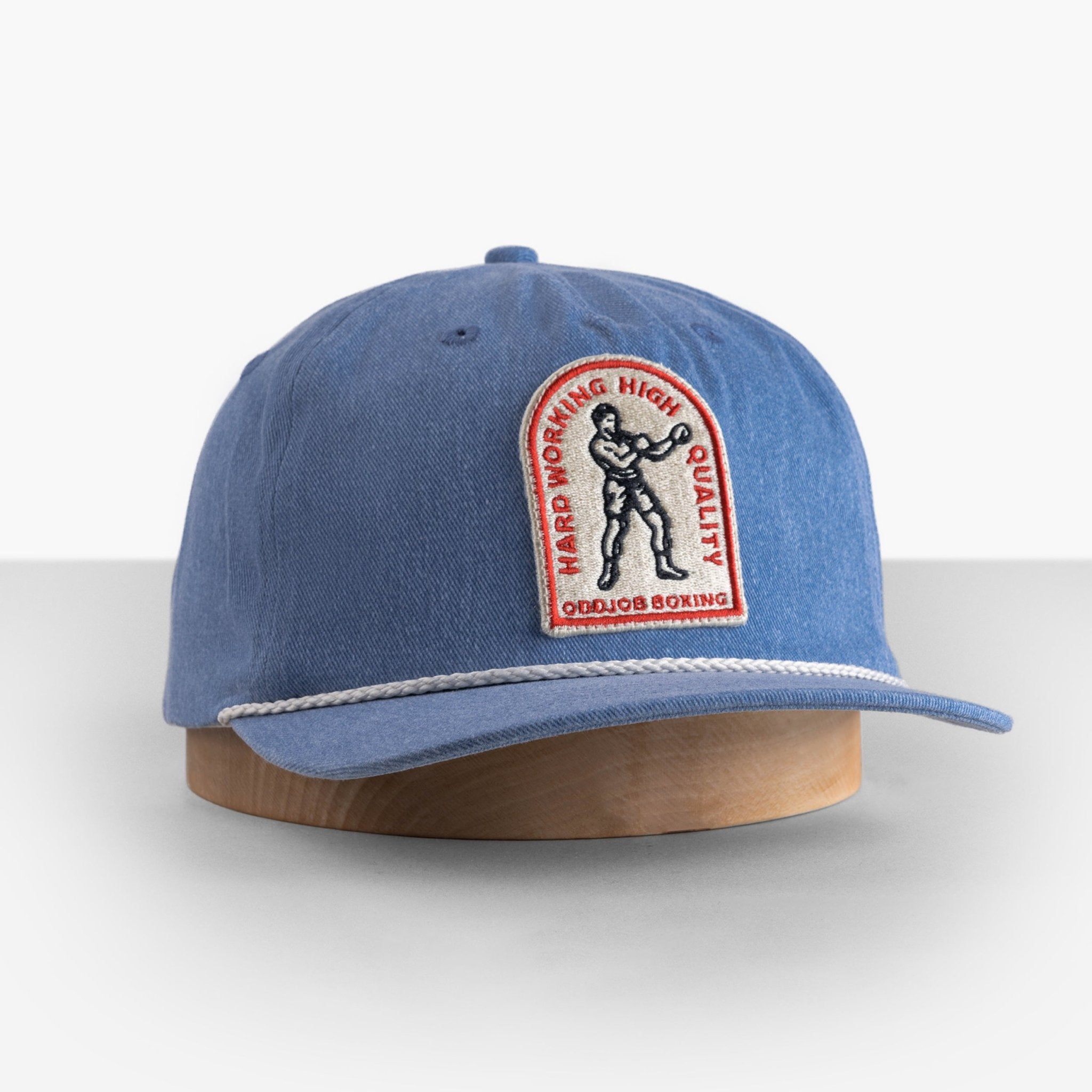 Big Flat Bill Unstructured Rope Hat / Hats For Big Heads / Oddjob Hats ...