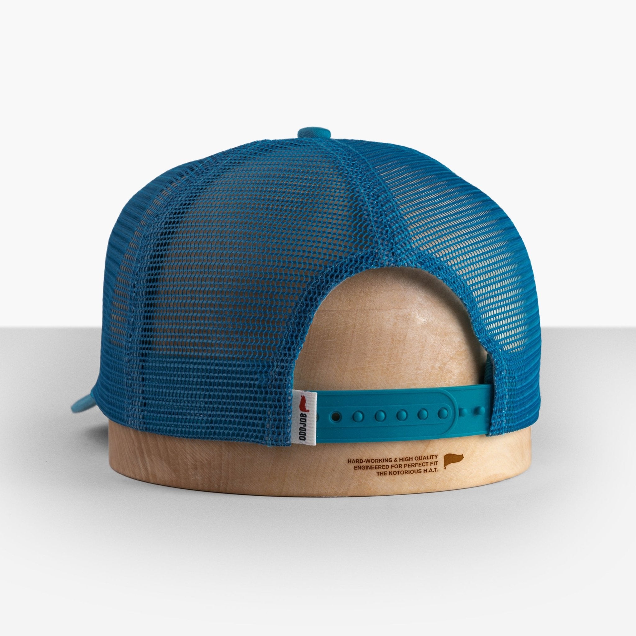 Big Flat Bill Unstructured Rope Mesh Hat / Hats For Big Heads / Oddjob ...