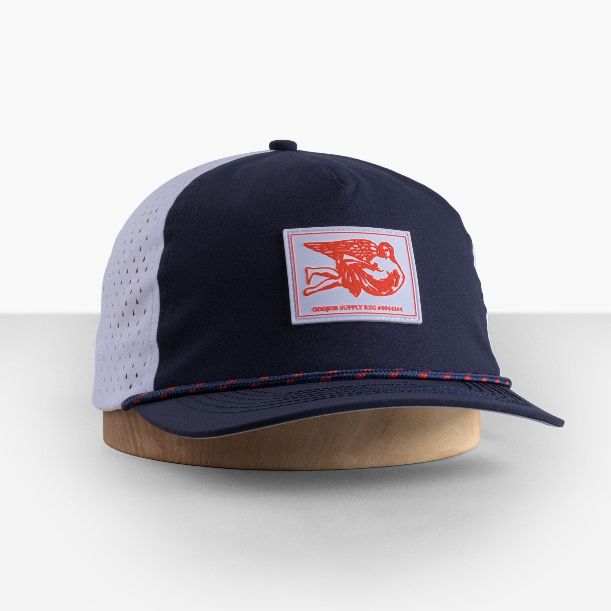 Big Flat Bill Unstructured Rope Sport Hat / Hats For Big Heads / Oddjob ...