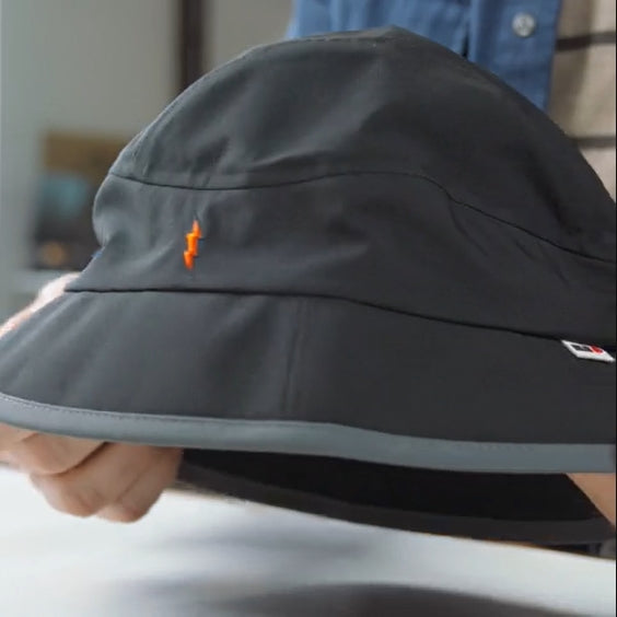 Big Running Rain Bucket Hat / Hats For Big Heads / Oddjob